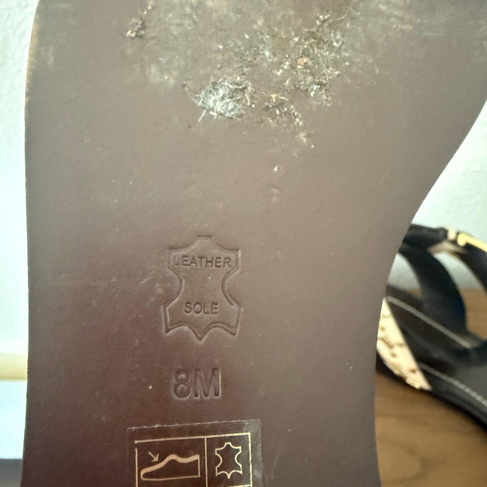 Tory Burch leather embelished sandals - Picture 5 of 5